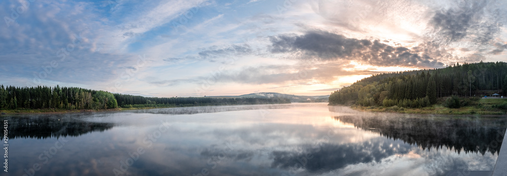 Fototapeta premium Talsperre Rauschenbach Panorama