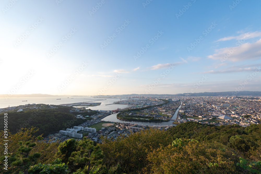 和歌山市　高津子山展望台からの眺望