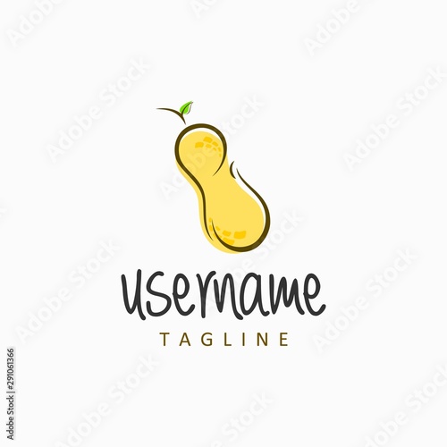  peanut logo design inspiration . penut jam logo template . letter PJ logo