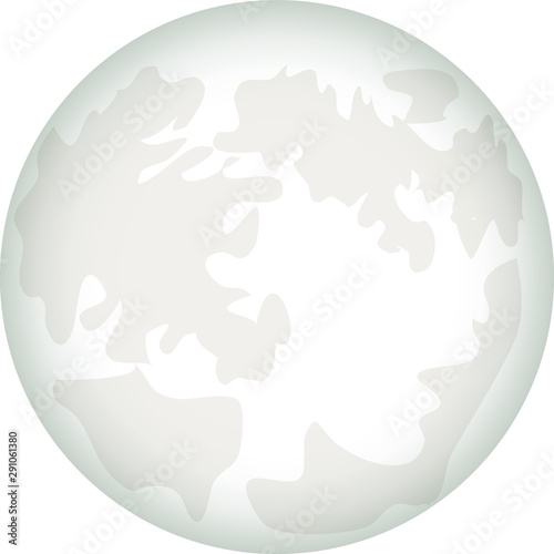moon vector isolated
