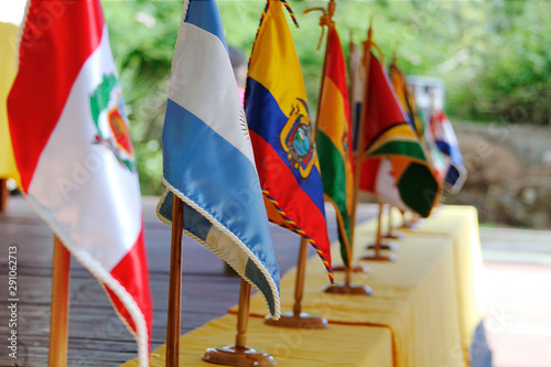 Banderas de latinoamerica  photo