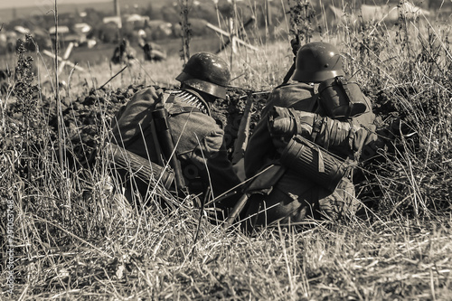 Canvas Print German soldiers