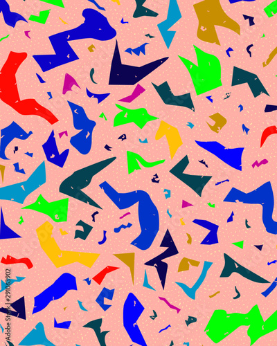 abstract terrazzo with pink background for graphic design