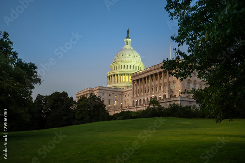 The United States Capitol building in Washington DC, United States of America