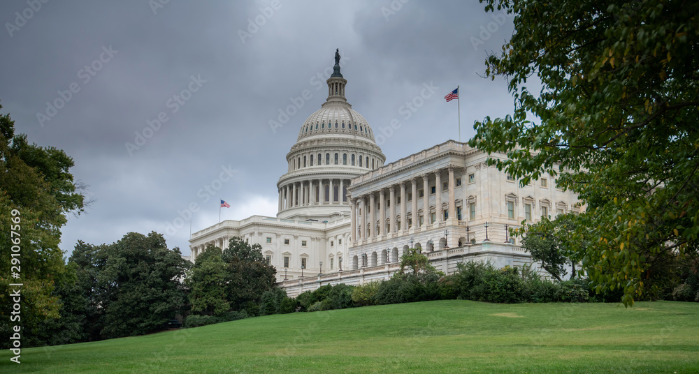 The United States Capitol building in Washington DC, United States of America