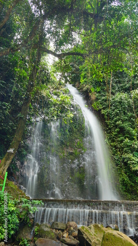 waterfall in the forest in Lampung  Sumatera