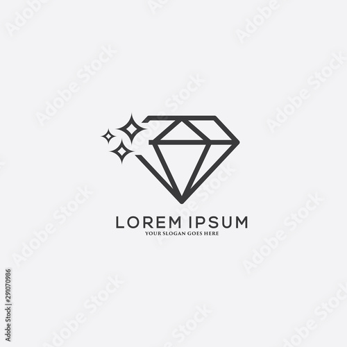 Diamond Logo Design Template vector illustration