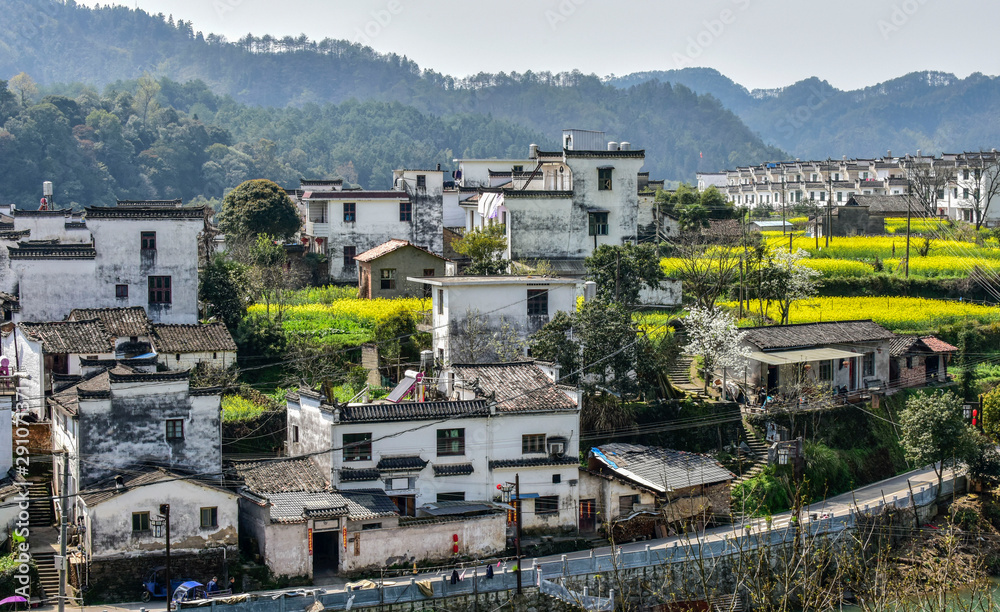 Obraz premium Chinese,traditional,huizhou,architecture,landscape