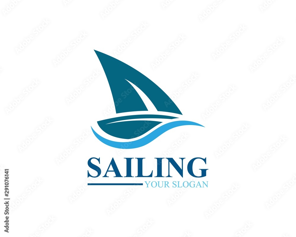 Sailing ship logo template vector icon illustration design Sailing ship logo template vector icon illustration design
