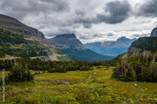 Driving the Going-to-the-Sun Road in Glacier National Park, Montana photo