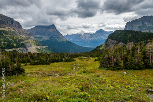 Driving the Going-to-the-Sun Road in Glacier National Park, Montana photo