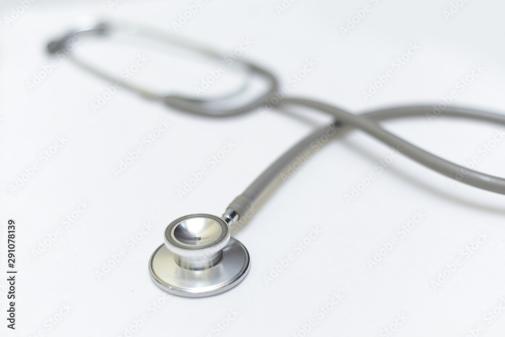 Medical stethoscope isolated on white background. Medical stethoscope isolated on white background.
