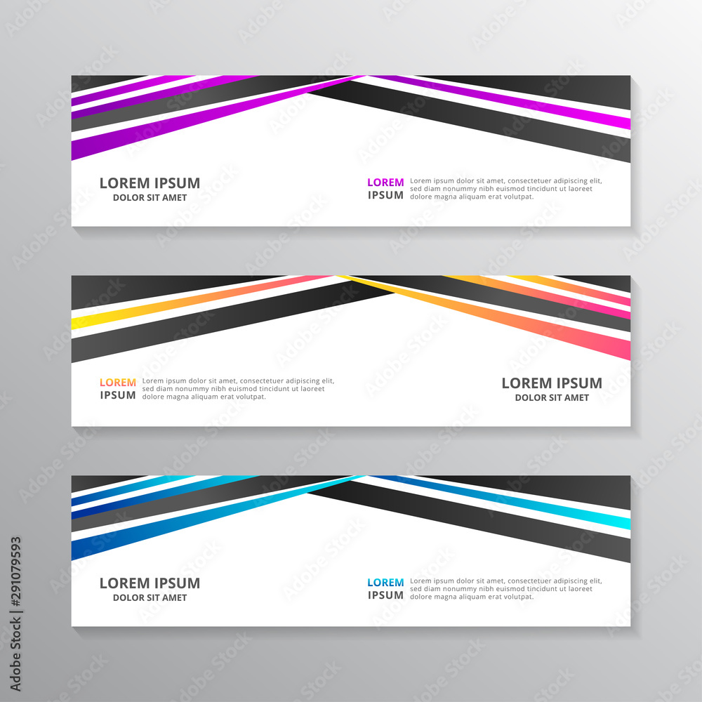 Business Banner Template, Layout Background Design, Corporate Geometric web header or footer in gradient color Business Banner Template, Layout Background Design, Corporate Geometric web header or footer in gradient color
