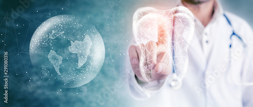 protection of dental disease. medical treatment concept.