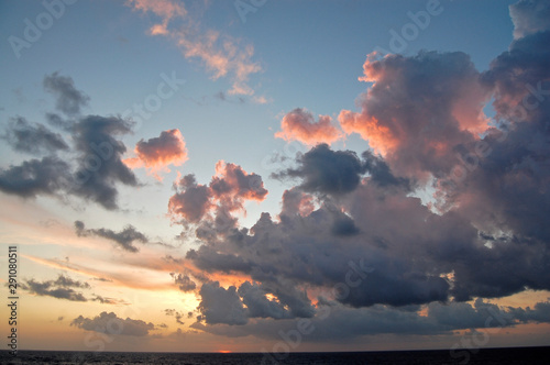 clouds in the sunset