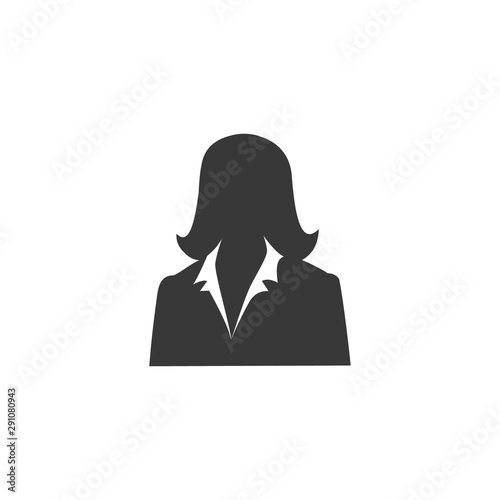 Business woman icon 