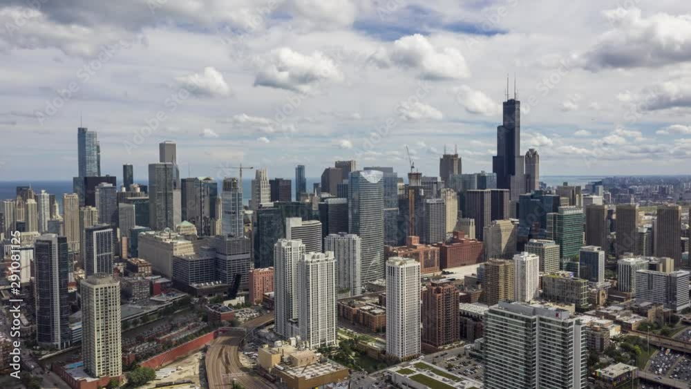 Aerial Time Lapse Chicago Skyline Aerial Time Lapse Chicago Skyline
