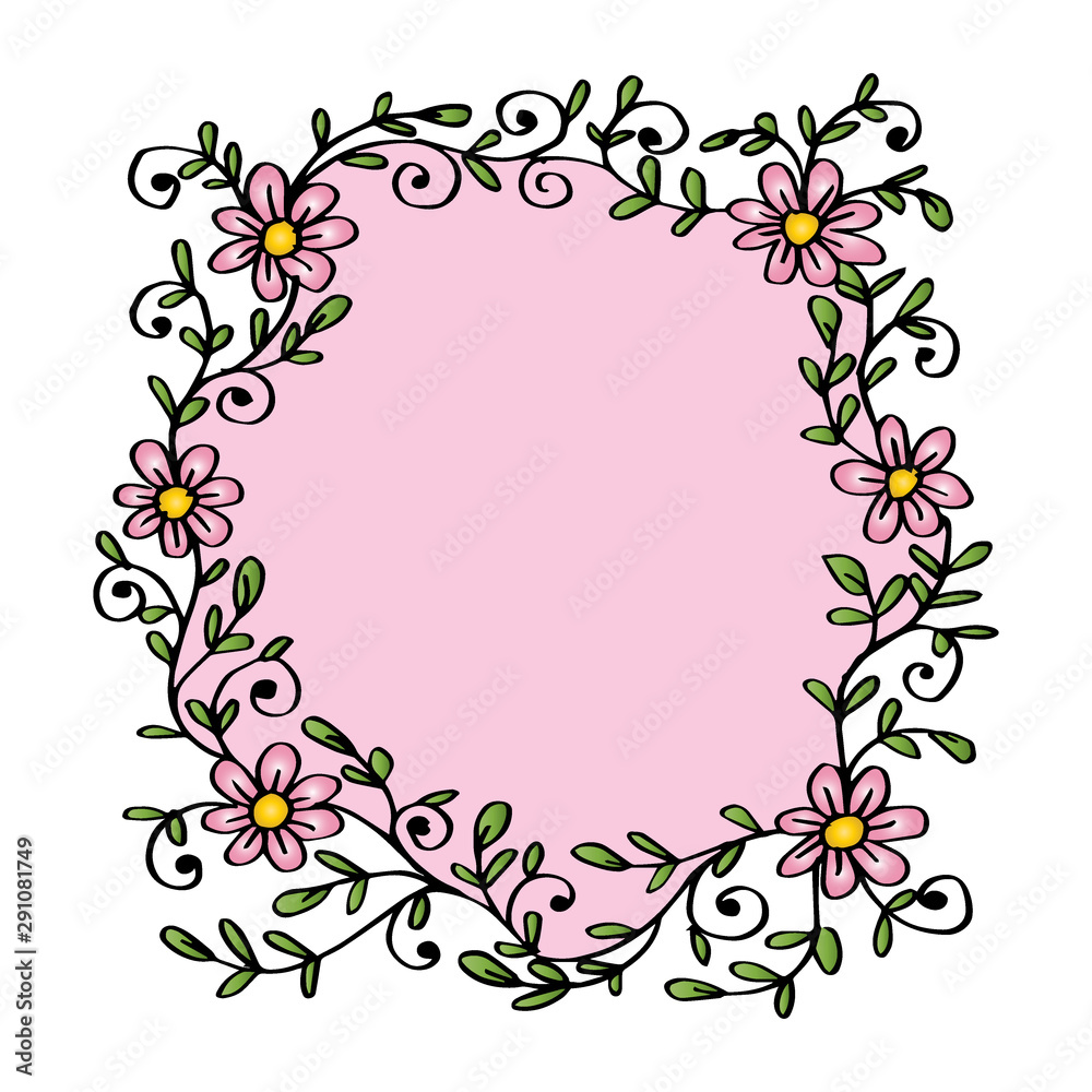 Floral frame 