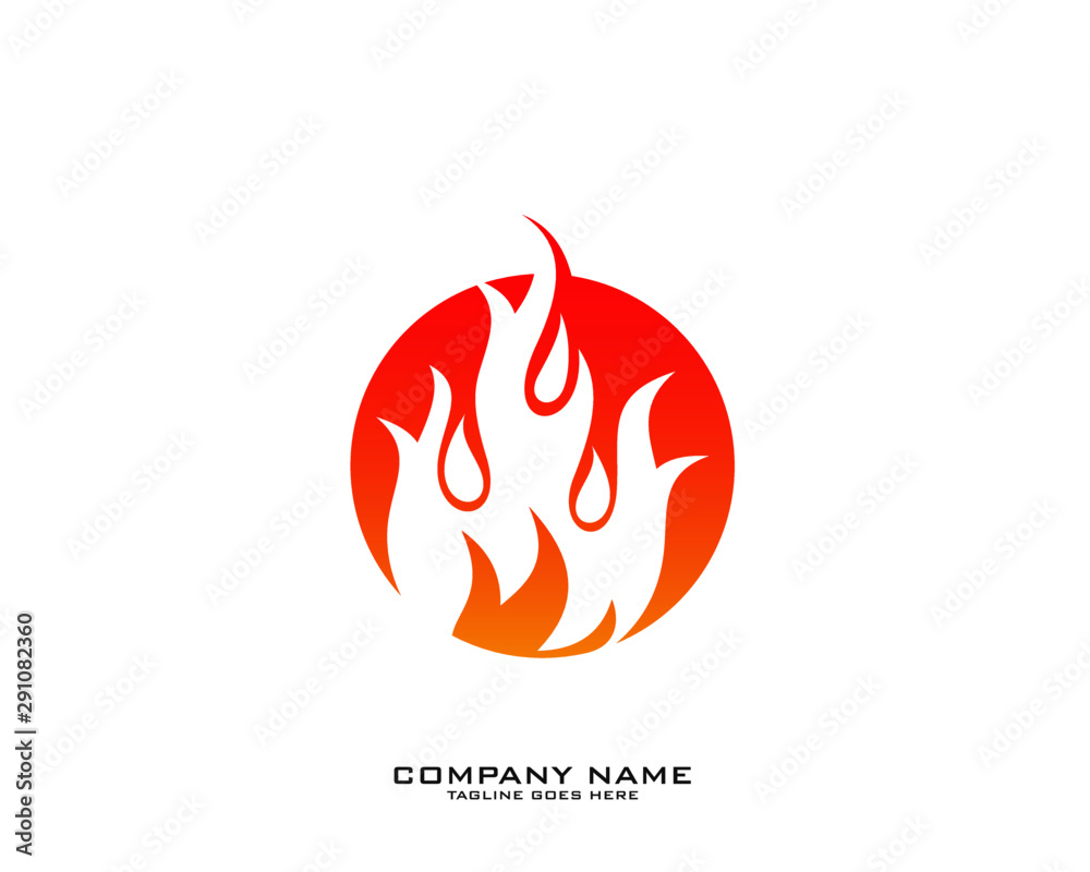 Fire flame Logo Template Fire flame Logo Template