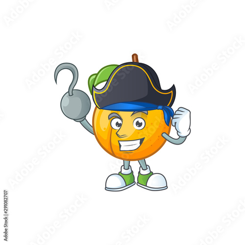 Pirate seeds nutmeg with cartoon character style