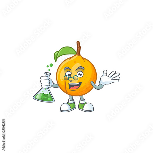 Professor fresh nutmeg cartoon for recipe food