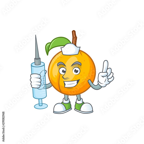Nurse fresh nutmeg cartoon for recipe food