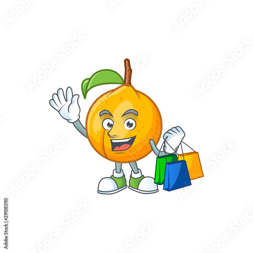 Shopping fresh nutmeg cartoon for recipe food