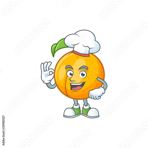 Chef fresh nutmeg cartoon for recipe food
