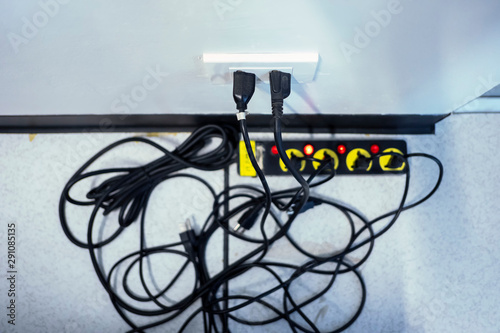 Too many plugs in a socket