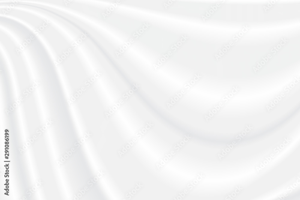 Abstract white and gray vector background. Satin luxury cloth texture Abstract white and gray vector background. Satin luxury cloth texture