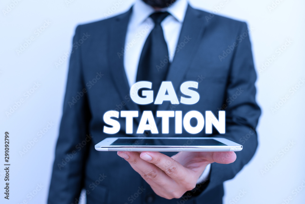Writing note showing Gas Station. Business concept for for servicing motor vehicles especially with gasoline and oil Writing note showing Gas Station. Business concept for for servicing motor vehicles especially with gasoline and oil