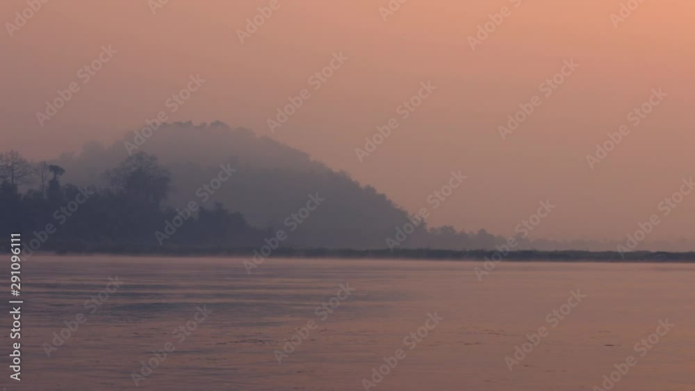 sunrise over river,morning Landscape,Landscape of the Mekong River, sunrise over river,morning Landscape,Landscape of the Mekong River,