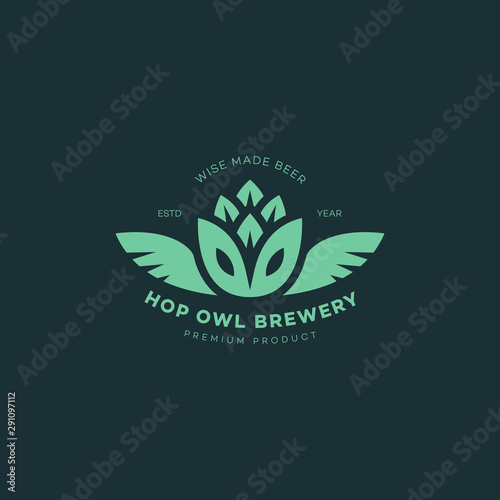 Hop owl logo