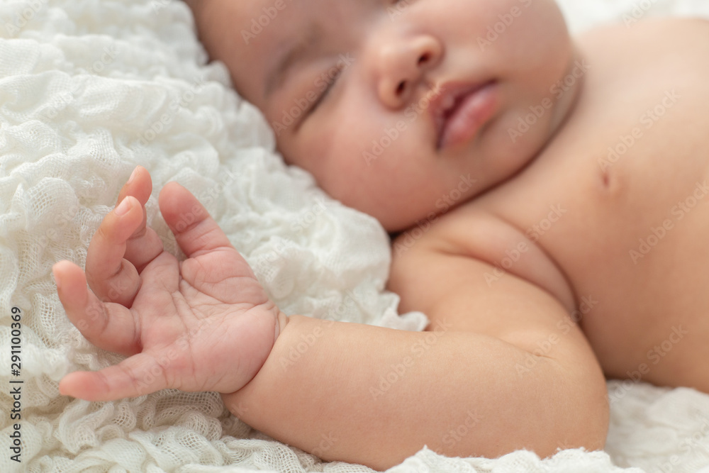 New born baby hand,selective focus New born baby hand,selective focus