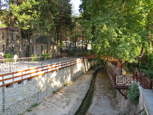 A view of Goynuk, Bolu, Turkey. Goynuk is a small town famous for its preserved Ottoman Empire era wooden houses and other historical buildings. Additionally Goynuk holds cittaslow designation.