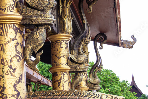 Temple Sirindhorn Wararam Phuproud in Ubon Ratchathani Province Thailand photo