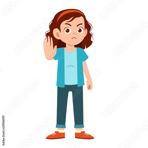 beauty good looking woman express her emotion