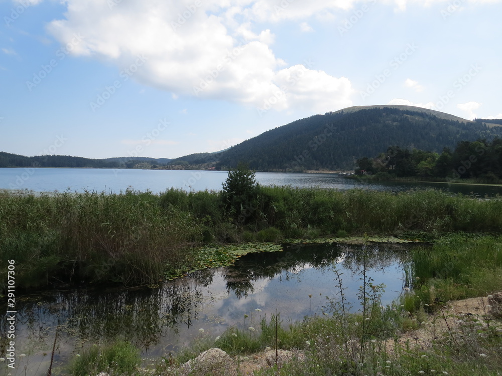 A view of Lake Abant in Bolu, Turkey. Lake Abant and the encompassing Lake Abant Nature Park are among the most visited sites in Turkey.