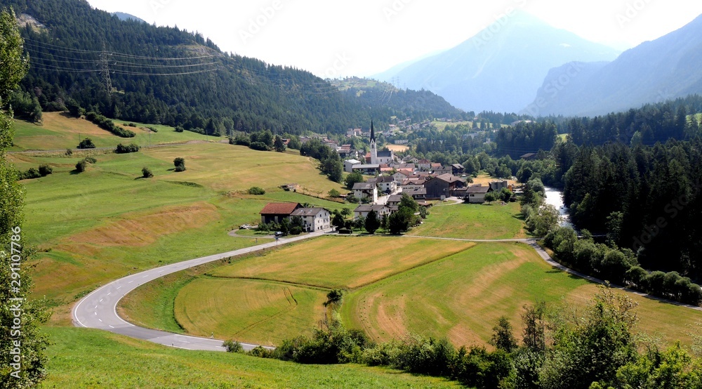 A village in Switzerland 