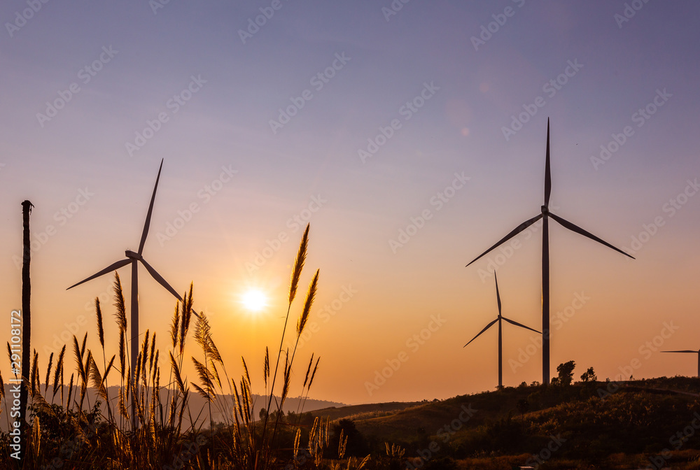 Wind turbine power generation in Thailand