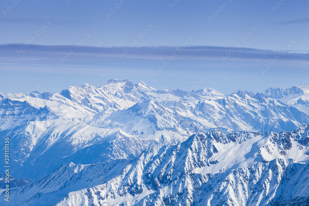 View from Aiguille du Midi, France View from Aiguille du Midi, France