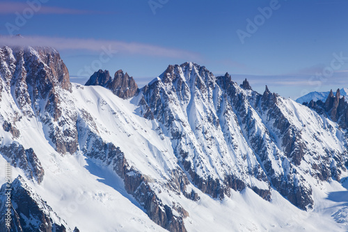 View from Aiguille du Midi  France