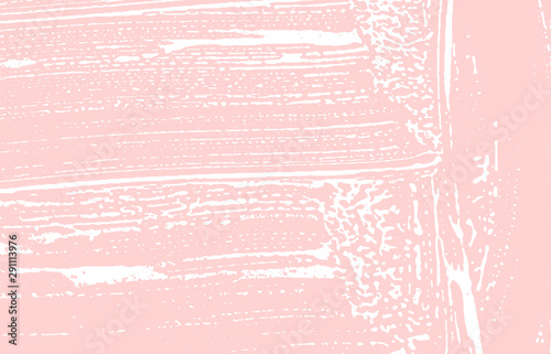 Grunge texture. Distress pink rough trace. Glamoro