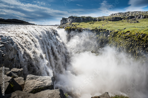 Dettifoss Waterfall in Iceland in summer