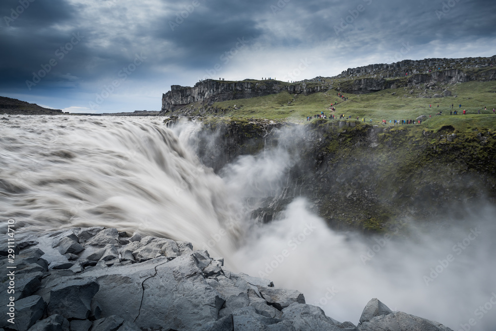 Fototapeta premium Dettifoss Waterfall in Iceland in summer
