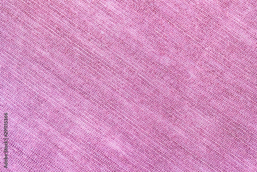 Fototapeta premium Fabric canvas natural linen pink texture for backgrounds