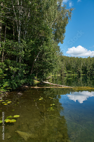 Glubelka  Lakes, Myadel District. Belarus
