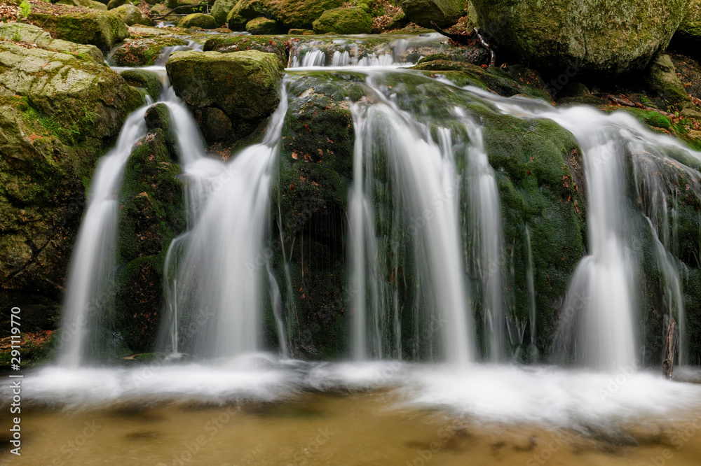 Fototapeta premium Beautiful Maly waterfall, Czech Republic