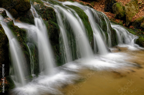 Beautiful Maly waterfall, Czech Republic photo