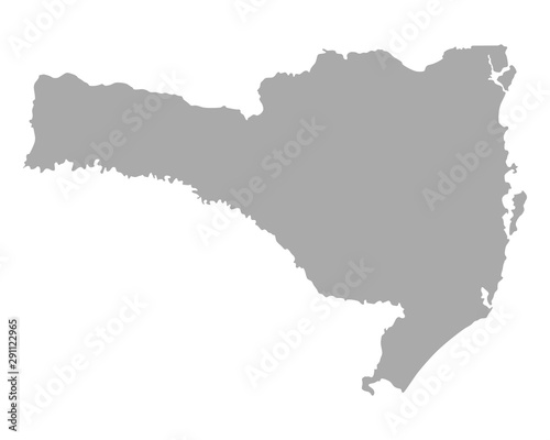 Karte von Santa Catarina photo